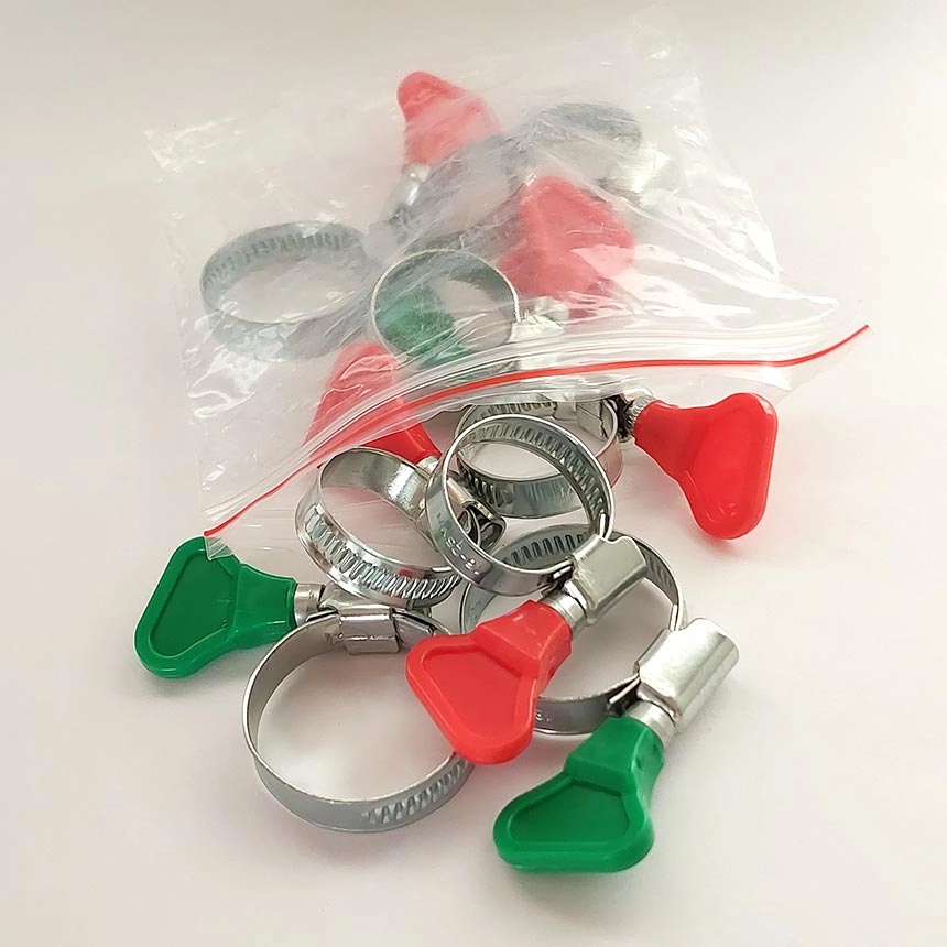 Schlauchklemmen-Set 9 Stk. (2 Größen)