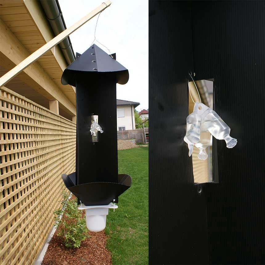 Glabriwit Pro in Verwendung mit der WitaPrall Kreuzbarrierenfalle