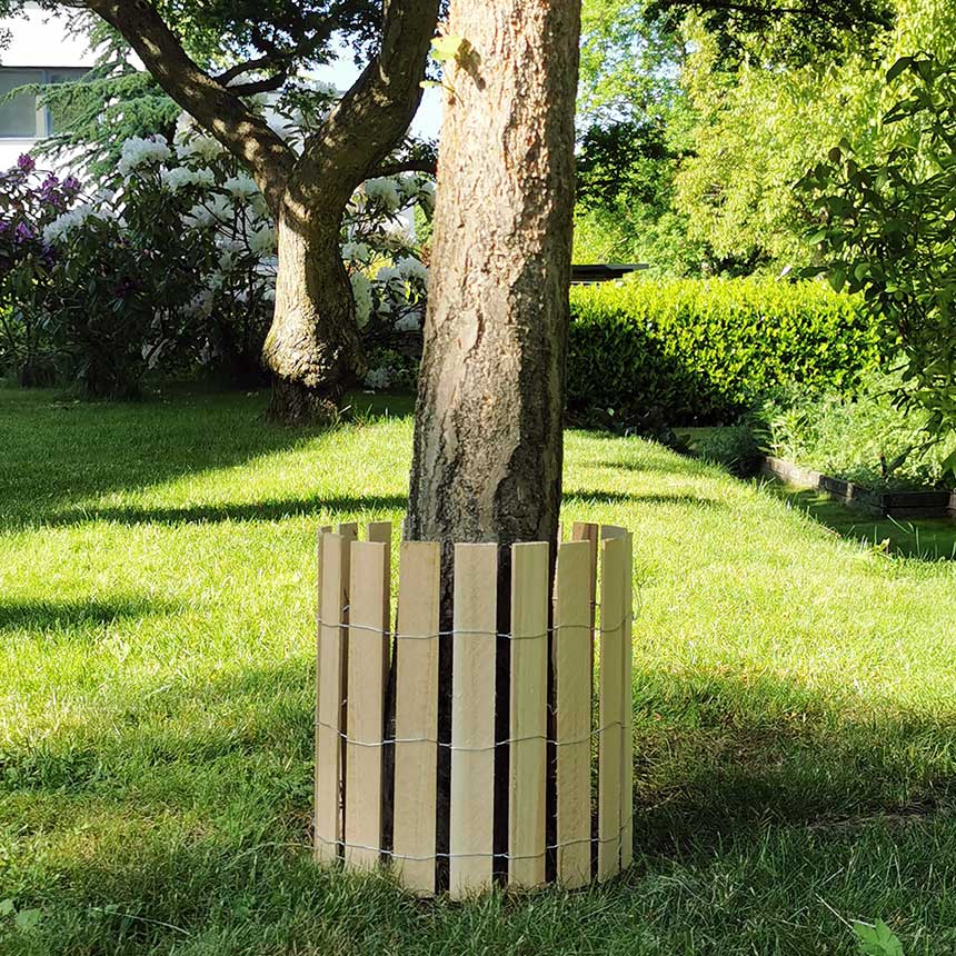 WitaPro Mähschutz Holz - 25 cm
