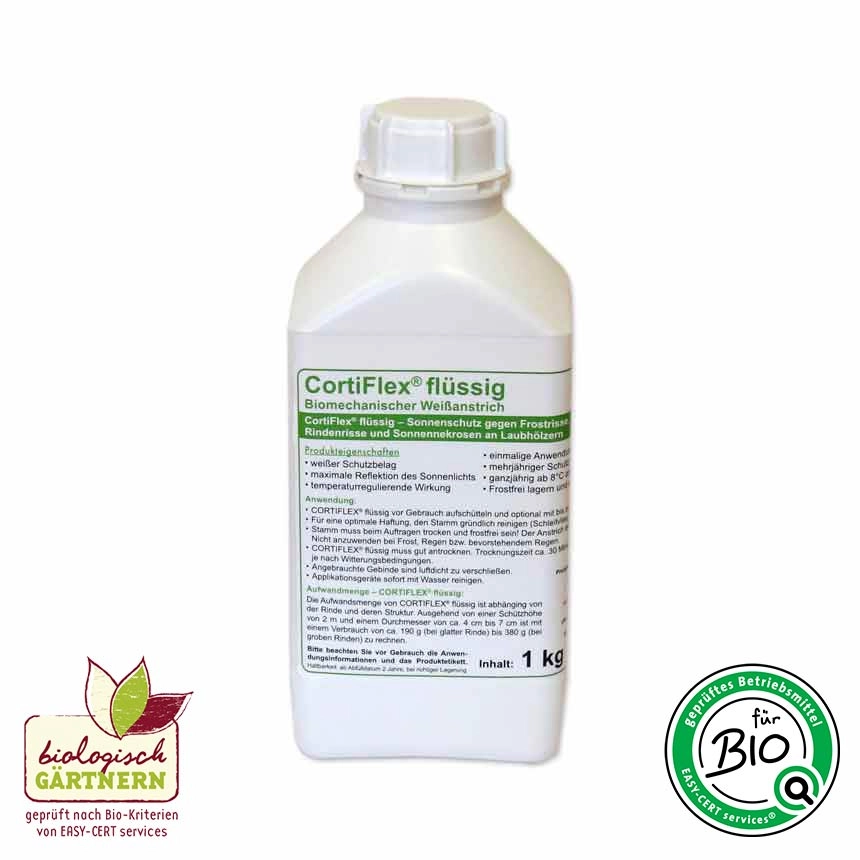 CORTIFLEX flüssig - spritzfähiger Weißanstrich 5 kg Gebinde