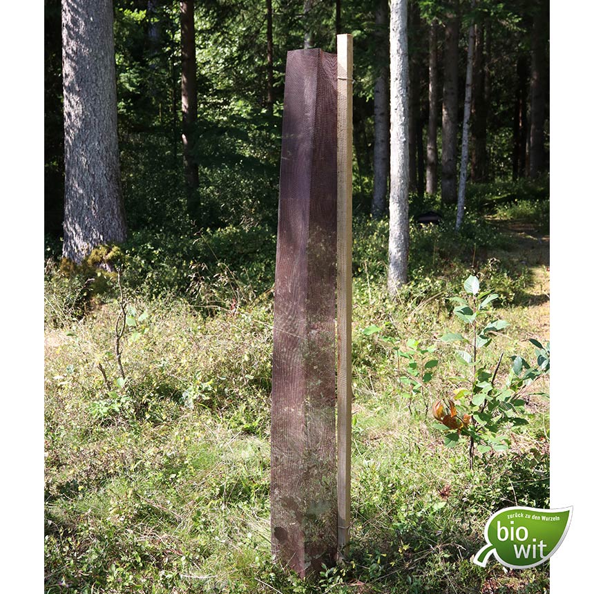 BioWit Klimawit Light 220, Schutzhöhe 120 cm, biologisches Baumschutzgitter